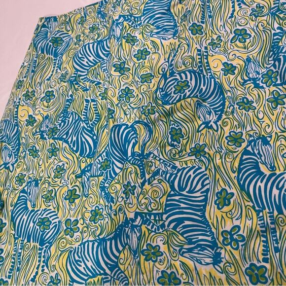 Vintage Lilly Pulitzer Zebra Floral Print Mini Skirt Feminine Size 6 Girly - Picture 2 of 10